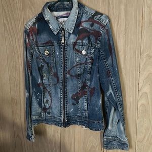 Walking dead jean jacket! Only one made!